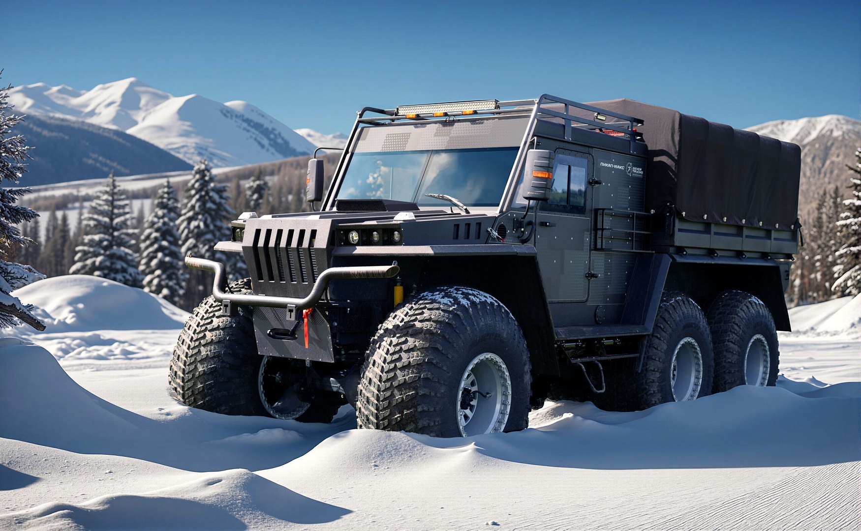 Иллюстрация  Пикап-Макс