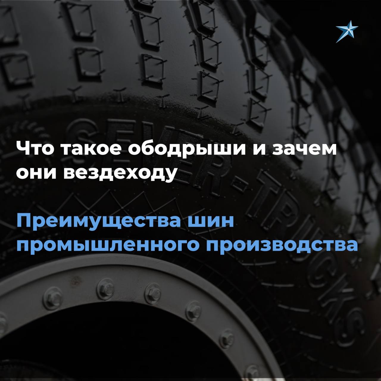 Иллюстрация Что такое ободрыши и зачем они вездеходу. Преимущества шин промышленного производства.